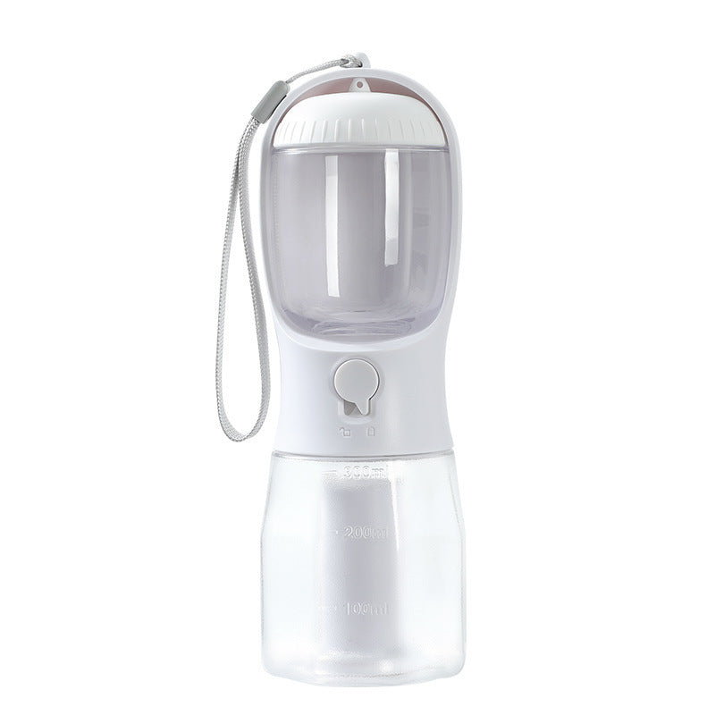 3-in-1 Dog Travel Cup | Water, Food & Waste Bag Dispenser
